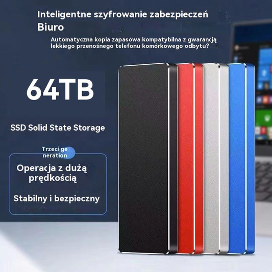 🎉【🔥Sprzedano ponad 9999 egzemplarzy】Przenośny dysk twardy o ultraszybkim transferze 150 MB/s【16T】