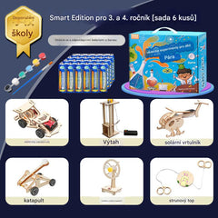 🧩 Kreativní DIY technologické hračky - stavte a učte se s elektronickými součástkami, zábavné STEM vzdělávání pro děti 🚀📦