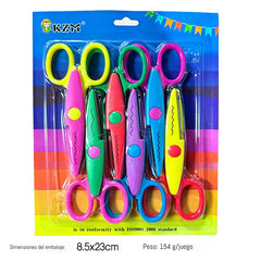 🥰【6-dílná sada】✂️🌈Dětské bezpečnostní nůžky (na kutilské projekty)