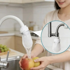 🚰 150 filtrů   30 suchých zipů✨ Protiprskací filtr na kuchyňský kohoutek | Filtruje sedimenty, rez a nečistoty během několika sekund 💧