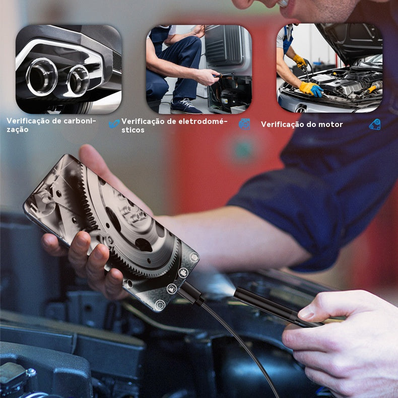 📱 Novo Endoscópio Industrial 7mm – Com Conexão Direta via Câmera Type-C, Compatível com Qualquer Smartphone