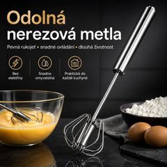 [3dílná sada] Poloautomatický šlehač z nerezové oceli