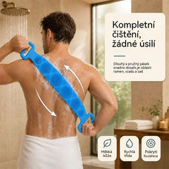 🧼Koupací ručník ze silikonu, dvojitá vrstva, dlouhý a hustý (70 cm/180 g) – Limitovaná nabídka: kup jeden a dostaneš jeden zdarma (dostaneš 2 kusy v barevné krabičce)! ✨