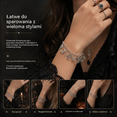 🔥 Kup 1, drugą otrzymasz GRATIS! ✨ Regulowana bransoletka vintage z mistycznymi zawieszkami dla kobiet 🔮 Idealna do stylizacji boho, gotyckich i na prezent 🎁