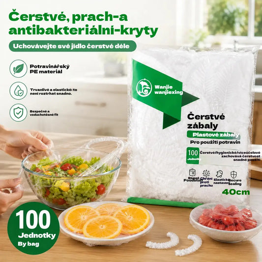 ⏳50% sleva🔥【300 kusů】540Kč🎉Čím více nakoupíte, tím více ušetříte🎁Jednorázové strečové obaly na jídlo, vhodné na misky a talíře