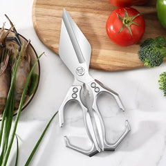 🍗✂️Foarfece de bucătărie multifuncționale, rezistente💯, pentru tăierea cărnii și a oaselor
