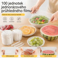 【Kup 2, dostaneš 1 zdarma, 3 sáčky, 300 kusů】Jednorázové potravinářské víčko pro čerstvost