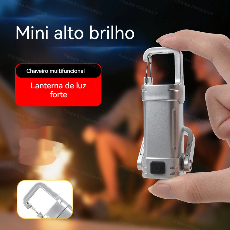 🔥【Compre 1, leve 1 grátis】🔥 Mini lanterna de chaveiro super brilhante e à prova d’água