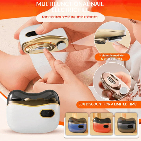 ✂️💅🔥 Multi-functional electric nail file with anti-pinch protection