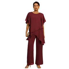 🌹【S–3XL】Nový letní dámský módní komplet, pohodlný a snadno kombinovatelný, s elegantním asymetrickým střihem
