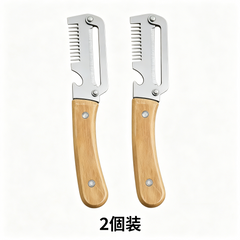✅【買一送一】🧅🔪 三合一多功能廚房削皮器：削皮、切片、開瓶！ 🔥（2個裝）