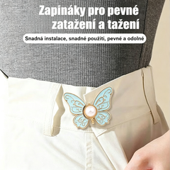 🌸🦋 Kupte 5 kusů a získejte 5 kusů zdarma 🎁💜 Odnímatelná nastavitelná přezka ve tvaru motýla: Není potřeba žádné nářadí, perfektně se hodí k džínám, sukním a šatům ✨👗💃