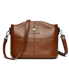 🔥👜👜 Nová kabelka přes rameno z pravé kůže, ručně vyrobená v retro stylu, moderní a všestranná.