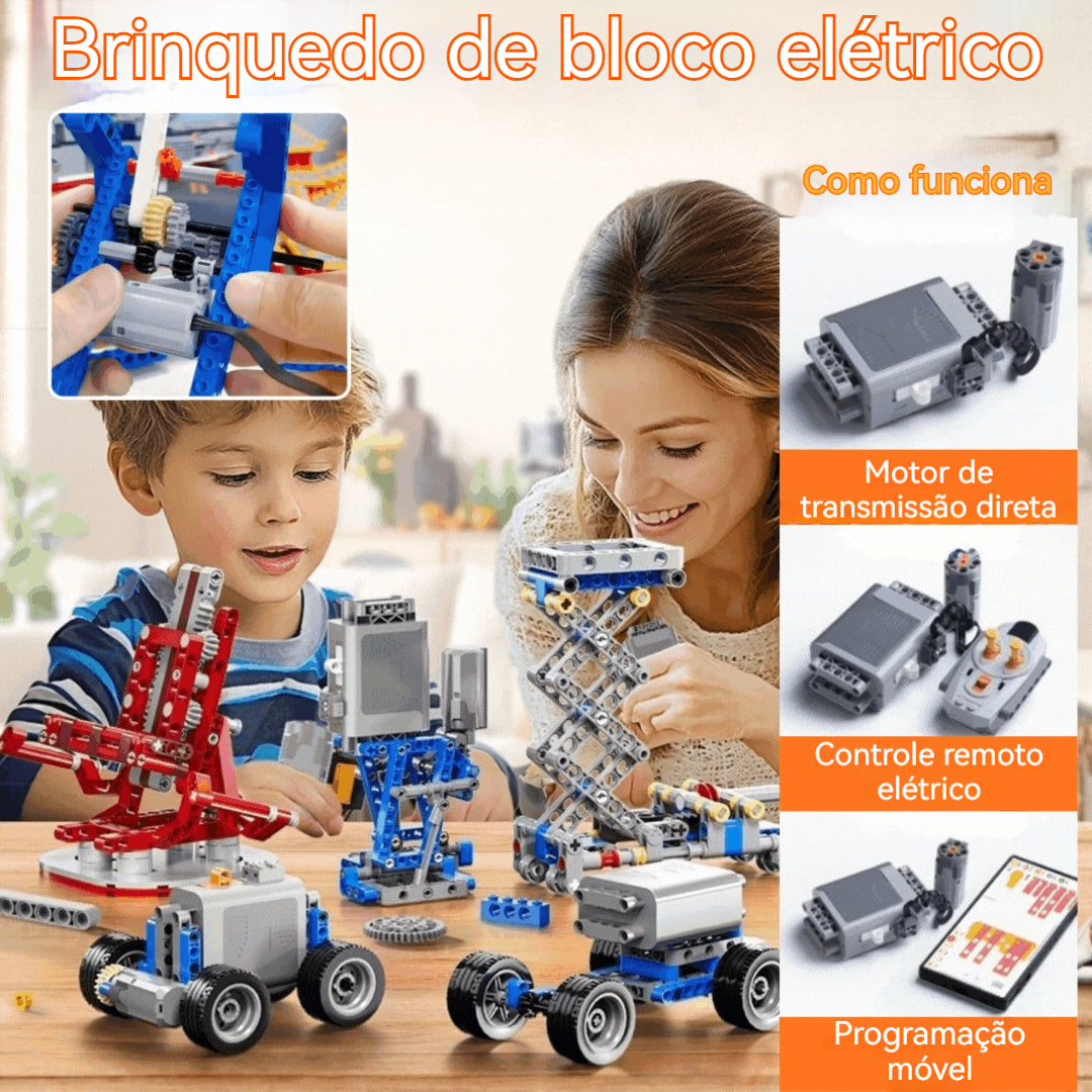 🔥Blocos de Montar Elétricos Compatíveis com Robô Programável LEGO