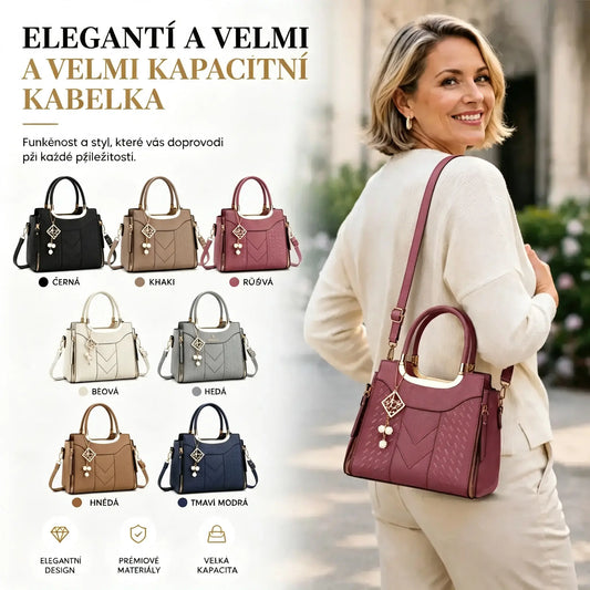 👜Poslední den – sleva 50 % 👜Stylová dámská kabelka do ruky i přes rameno - Premium kvalita，velká kapacita a vícevrstvý design