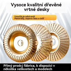 ⚙️🧰【1 sada za 3 kusy】Multifunkční kotouč pro tvarování úhlové brusky na dřevo
