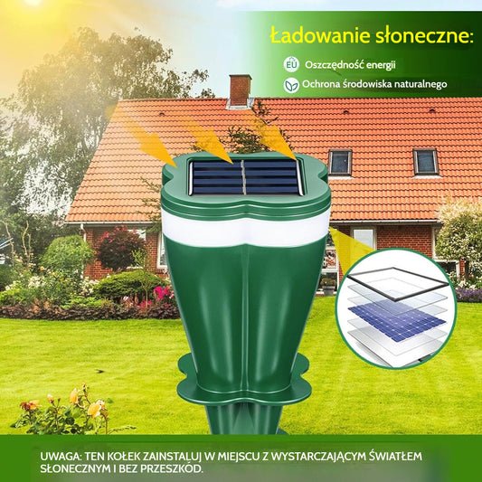 Promocja produktu - 50% zniżki ☘️ Wodoodporny solarny odstraszacz zwierząt