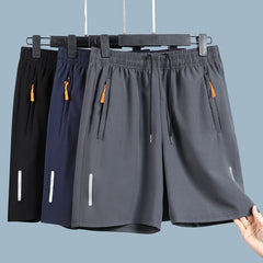 👖😎【Zestaw 3 sztuk - 39.6 zł / sztuka】【M-8XL】Elastyczne, szybkoschnące spodenki męskie🔥 | Oddychający jedwab lodowy, luźny krój, odporne na zagniecenia i trwałe
