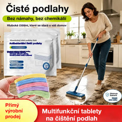 🧹✨ 240 víceúčelových antibakteriálních a deodorizačních čisticích tablet | Vhodné pro dřevěné podlahy, laminátové podlahy, dlaždice a stěny karavanů