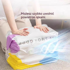 🔥 Bestseller 🧳 5 worków próżniowych za 119 PLN 💨Worki próżniowe bez pompki – odzyskaj miejsce w walizce i szafie! ✨
