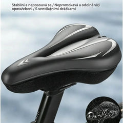 🚲Potah na sedlo horského kola, vyrobený z silné, voděodolné, ultra měkké silikonové kůže.