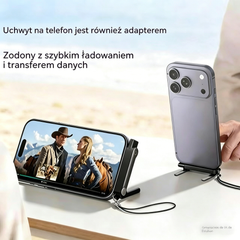 🔥【Kup 1, a 1 dostaniesz gratis!59.5 zł/komplet】 ⚡ Składany adapter do telefonu + Kabel do szybkiego ładowania 240 W typu C | ✅Obsługuje szybkie ładowanie i przesyłanie danych