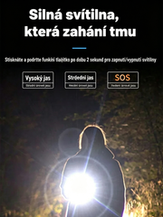 🎁🎁Oblouková svítilna 2 v 1 pro sebeobranu