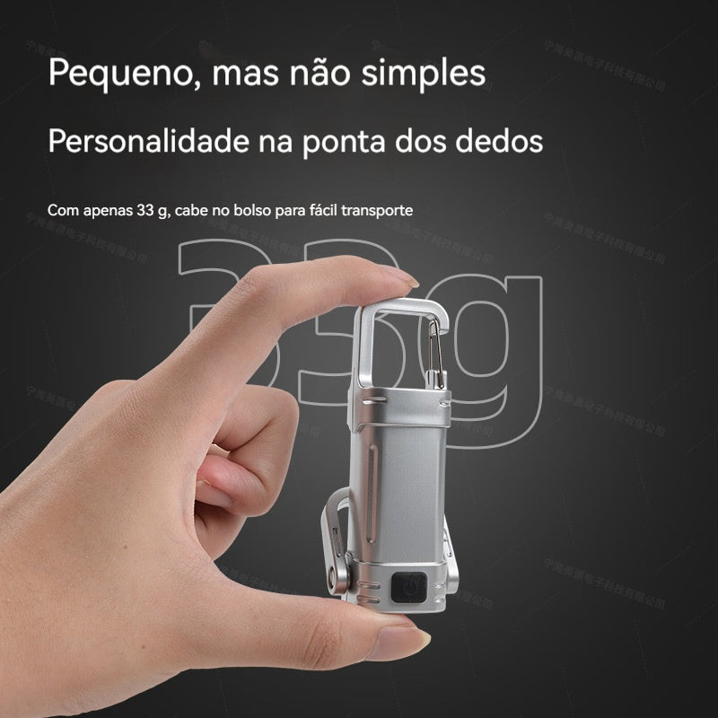 🔥【Compre 1, leve 1 grátis】🔥 Mini lanterna de chaveiro super brilhante e à prova d’água