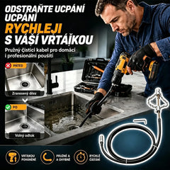 🚽Nástroje na ucpané kanály a toalety