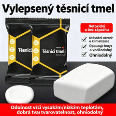 【10 kusů za 530 Kč】🔧 Bílý voděodolný těsnicí tmel – Opravuje otvory, stěny a potrubí klimatizace 💧🏠
