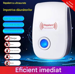 🔥【3buc】Repelent fizic silențios cu ultrasunete pentru șobolani și insecte respingător de rozătoare