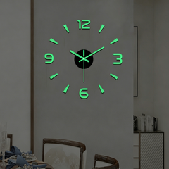 🕒✨ Zegar ścienny 3D LED – bez wiercenia! Zamontuj w kilka minut i odmień swoje wnętrze 🏠