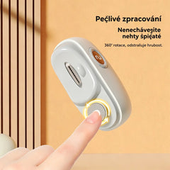 🔥Multifunkční elektrický pilník na nehty, elektrické kleštičky na nehty s ochranou proti skřípnutí