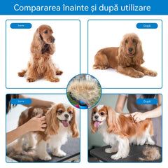 🔥Cumpără 1, primești 1 gratuit🔥Perie profesională pentru îndepărtarea părului mort de la câini și pisici, delicată și eficientă, menținând casa fără probleme de păr!✨💖