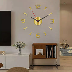 🕒✨ Zegar ścienny 3D LED – bez wiercenia! Zamontuj w kilka minut i odmień swoje wnętrze 🏠