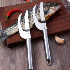 🍲Cumpărați 2 și primiți 2 gratuit🐟 Cuțit multifuncțional din oțel inoxidabil pentru răzuire eficientă a solzilor de pește【Ofertă de 4 bucăți】