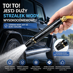 💦 🔥【Kup 1, a 1 dostaniesz gratis!-44.5 zł / sztuka】💧 Pistolet na wodę wysokociśnieniowy: odpowiedni do mycia samochodów i prac ogrodniczych — mocne zwiększenie ciśnienia, 10-krotnie wyższe ciśnienie wody ⚡ Wiele trybów natrysku