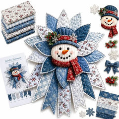 🎄🎁Sada na zavěšení dveří - ručně vyráběná patchworková dekorace