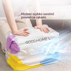 🧳【Zestaw 5 sztuk】💨 Duża, kompresyjna torba próżniowa: nie wymaga pompki, jest szczelna i idealnie nadaje się do oszczędzania miejsca w walizkach i w domu ✈️