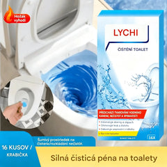 🌟🚽【3 balení, 48 ústřik】Vysoce účinná čistící pěna na toalety