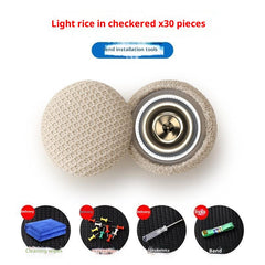 [30 pieces] Car roof tarpaulin detached, secured with nail clips, allowing for easy modification and restoration of car interior without disassembly (includes installation tool kit + screwdriver + towel)