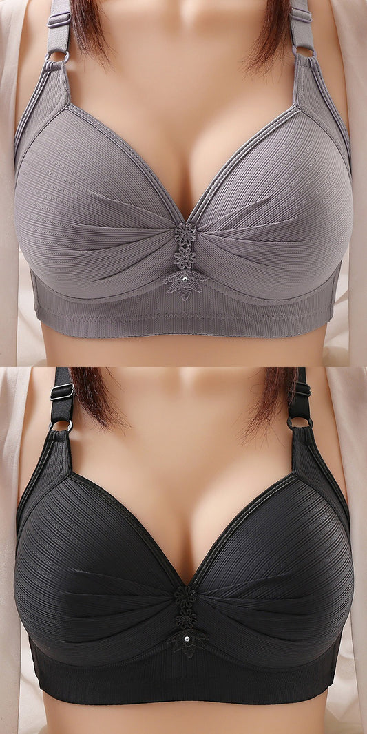 【Promocja】🔥【Kup jeden, a drugi dostaniesz gratis】🔥【40 kg-120 kg】🥰🥰🥰【M-6XL】Wygodny biustonosz w dużym rozmiarze