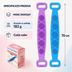 🧼Koupací ručník ze silikonu, dvojitá vrstva, dlouhý a hustý (70 cm/180 g) – Limitovaná nabídka: kup jeden a dostaneš jeden zdarma (dostaneš 2 kusy v barevné krabičce)! ✨