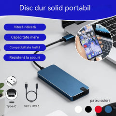 ⚡ 【1TB】Hard disk USB 3.0 multifuncțional, de mare viteză | Viteze mari de transfer, compatibilitate puternică, stocare fără griji.💻📦