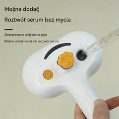✨🐱【Uniwersalna szczotka parowa 3 w 1 dla zwierząt】🔥odpowiednia dla kotów i psów: technologia nanorozpylania nawilża sierść, rozplątuje i usuwa luźne włosy, jest delikatna dla skóry.