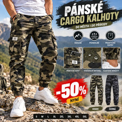 🛠️ SLEVA 60 %! 👖 Odolné taktické pracovní kalhoty – směs nylonu a bavlny, mnoho funkčních kapes, ideální pro práci venku 🌲