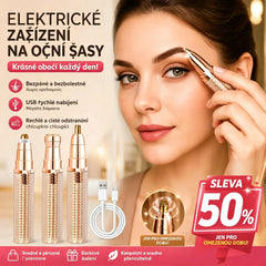 🪒 Elektrický zastřihovač obočí - SLEVA 50 %! ✂️ Precizní, bezpečný a multifunkční – Vhodný nejen na obočí, ale i na jiné části těla. 💖