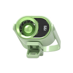 🌀 Ventilator cu montare pe haine, ecran LED, clemă integrată și 199 de niveluri de reglare