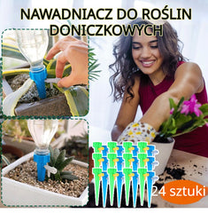 🌺【24 sztuk】🌹🍂Automatyczny system nawadniania kroplowego, idealny do sadzenia kwiatów, idealny do ogrodów i roślin w doniczkach