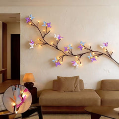 🦋✨ Elastyczne lampki LED w formie girlandy z motylami – udekoruj swój dom magiczną i ciepłą atmosferą 💡
